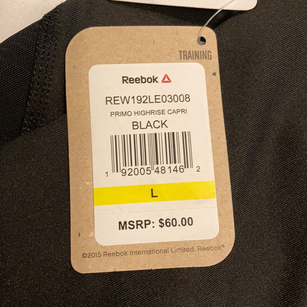 NWT Reebok Skinny Capri High Rise - Picture 3 of 5
